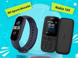 موبايل Nokia 105وساعة M5 Sports Bracelet للبيع